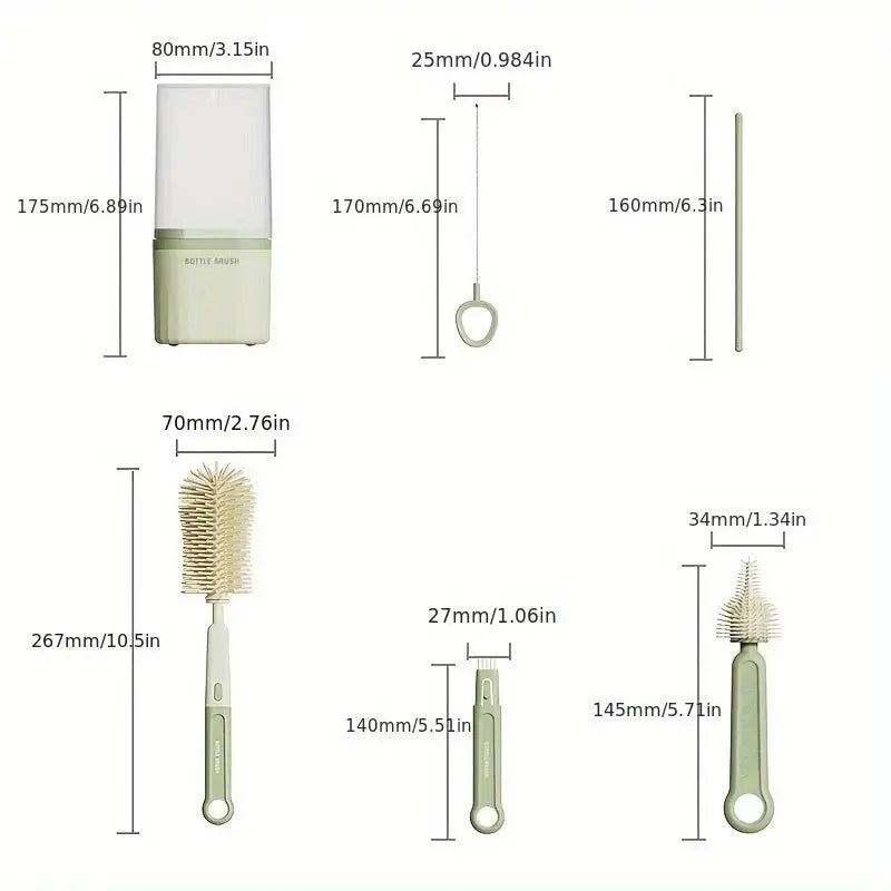 Bottle Cleaning Set - Berry Bloom