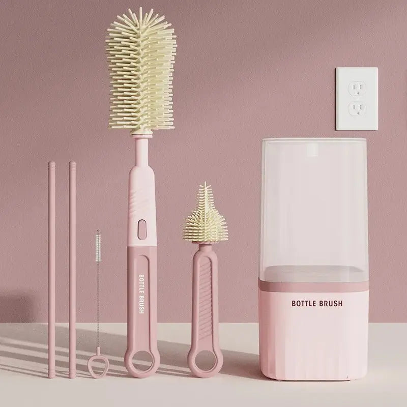 Bottle Cleaning Set - Berry Bloom