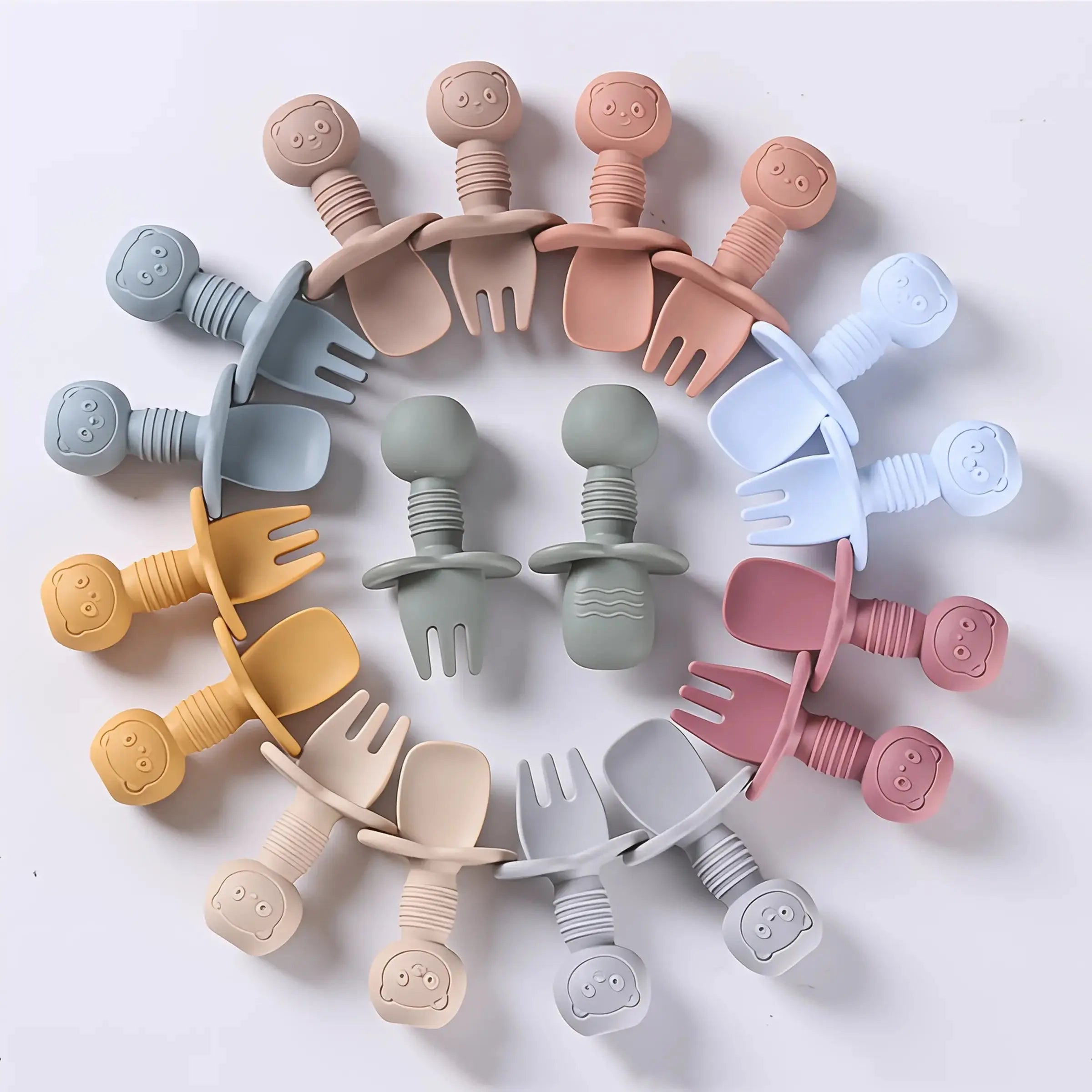 Baby Learning Utensils Berry Bloom