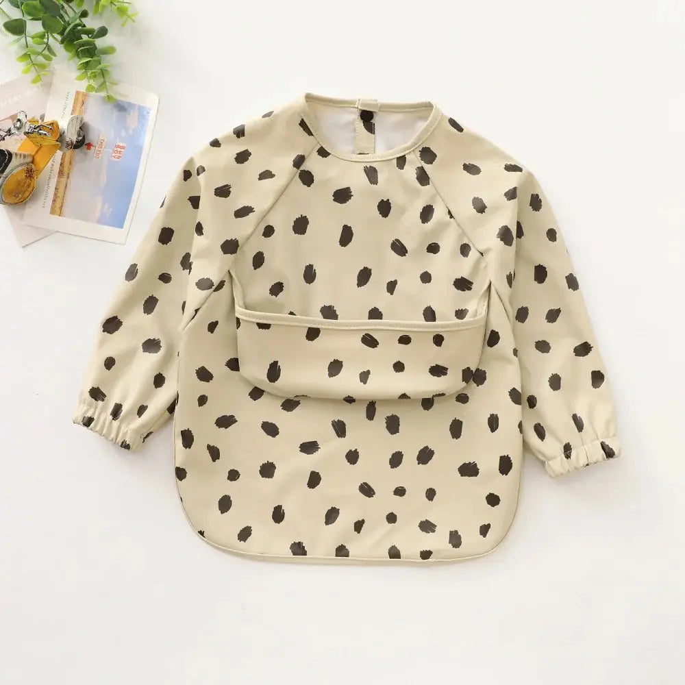 Long Sleeve Cute Print Bibs - Berry Bloom